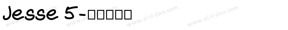 Jesse 5字体转换